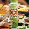 thumbnail image 5 of Dos Equis Chelada Lime & Salt Mexican Lager Beer, Single 24 fl oz Can, 5 of 7