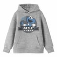 thumbnail image 5 of Bioworld Team Sesame Street 1969 Cookie Monster MVP Youth Heather Gray Hoodie-XL, 5 of 7