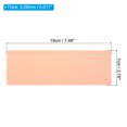 thumbnail image 2 of Uxcell 10 Pcs Guided Reading Strips 19cmx7cm Tracking Highlight Colored Overlay Bookmark Reduce Visual Stress with Line Light Orange, 2 of 5