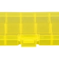 thumbnail image 3 of Boîte de Rangement Amovible en Plastique à 10 Compartiments pour Bijoux, Contenant en Plastique pour Perles et Boucles d'Oreilles, Jaune, 3 of 5