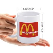White Mug Fad McDonald Wordmark