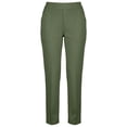 thumbnail image 4 of hoksml Women's High Waist Straight Leg Pants Stretchy Elastic Back Waist Casual Trousers with Side Pockets, 4 of 7