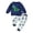 Blue, variant on GobdXE Toddler Boys 2 Piece Outfit Dinosaur Print Long Sleeve Shirt Knee Patch Jeans Casual Kids Clothing Set Blue,6-12 Months