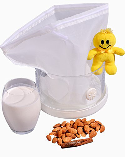 Organic Cotton Nut Milk Bag Reusable Food Strainer Brew Coffee Cheese Cloth FDA 