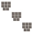 thumbnail image 4 of Cateissary 8 Uds paños de microfibra toalla trapo paño de limpieza gofres absorbentes de agua café utensilios domésticos accesorios gris Type1 NO1, 4 of 6