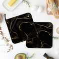 thumbnail image 4 of PRIYAL Lemon Fruits Pot Holders Set of 2 Heat Resistant & Non Slip Potholders, White Flower Oven Hot Pads for Kitchen Cooking Baking Barbecue, 4 of 14