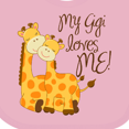 thumbnail image 4 of Inktastic My Gigi Loves Me Boys or Girls Baby Bib, 4 of 4