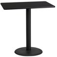 thumbnail image 1 of Bowery Hill 24" x 42" Table de Bar en Noir, 1 of 2
