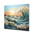 thumbnail image 2 of Designart "Kinetic Waves in the World of Art II" Nautical & Beach Metal Wall Art Prints, 2 of 5