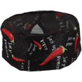 thumbnail image 2 of Chef Hats For Adults Universal Chef Hat Breathable Red Cooking Hat Restaurant Uniforms 1Pack, 2 of 4