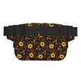 thumbnail image 3 of Easygdp Sunflowers Leaves Fanny Packs para Mujeres y Hombres, Bolsa de Cinturón, Bolsos de Cruz para Trabajo/Correr/Senderismo, 3 of 9