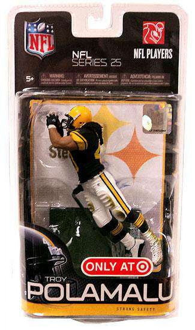 NFL Troy Polamalu Action Black Jersey Action Figure - Walmart.com