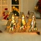 thumbnail image 5 of Noche De Madera Forma De Árbol De Navidad Adornos De Escritorio Luminosos Decoraciones De Navidad Led Cateissary HA043957-01, 5 of 6