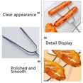 thumbnail image 5 of Barbecue Forks Stainless Steel with Wood Handle for Sausage 6Pcs, 5 of 5