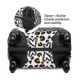 thumbnail image 2 of Fuzoiu Heart Leopard Print Suitcase Cover,Washable Luggage Covers for Suitcase,Elastic Luggage Protector Cover,Scratch Resistant Travel Suitcase Covers-Large, 2 of 7