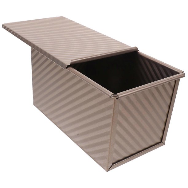 Household Toast Mold Loaf Pan with Lid Nonstick Loaf Pan Carbon Steel Bread Pan Kitchen Loaf Pan