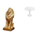 thumbnail image 1 of Figura de león de resina, estatua de león en miniatura, adorno de escritorio acrílico, decoración coleccionable, ideal para regalar, para el hogar, la, 1 of 7