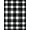 Black White, Pattern 19, variant on ODIKA 8'x10' Washable Area Rug Non-Slip Chair-Friendly Mat Under Farmhouse Tartan Gingham Doormat Layering Plaid Checkered Refined for Dining Room, Large Office, Lounge