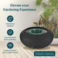 thumbnail image 2 of The HC Companies 21 Inch Hose Planter Pot for Patio, Garden & Lawn, Black, 2 of 7