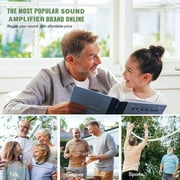 KIBVOE Rechargeable Hearing Aids for Seniors, Noise Cancelling Behind The Ear Hearing Aid, 1 Pairs, Beige, Summer Daily Hearing Essentials