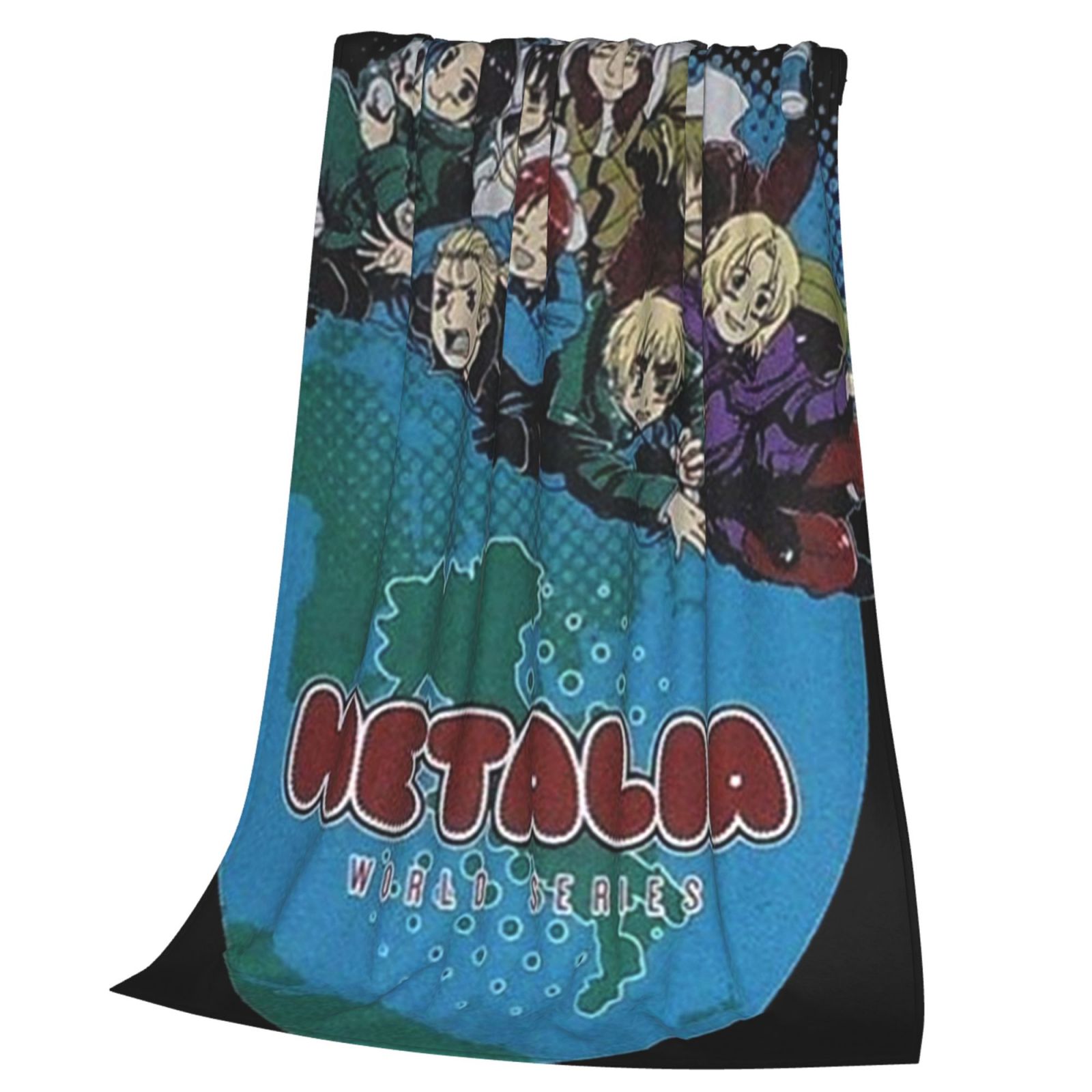 Hetalia World Series Crew Flannel Blanket Funny Ultra-Soft Micro Warm Throw Blanket Fleece Blanket Interesting Gift 50"X40"