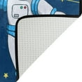 thumbnail image 4 of Coolnut Cute Little Astronaut Lightweight Carpet Mats, 6'8" x 4'10" Area Soft Rugs Floor Mat Rug Home Decoration for Kids Room Living Room, 80"x 58", 4 of 6
