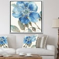 thumbnail image 2 of Designart ' Indigold Watercolor Flower I ' Farmhouse Framed Canvas, 2 of 3