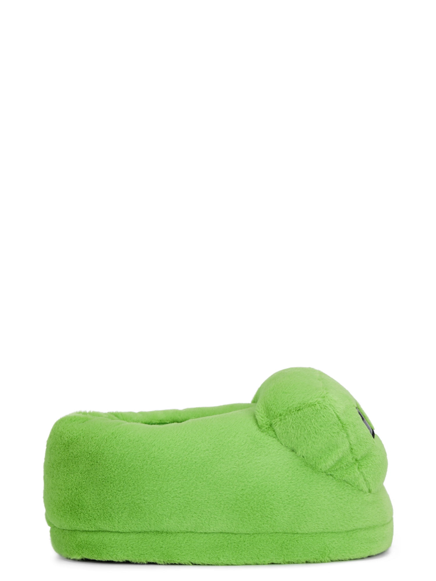 Minecraft Kids Mismatch Creeper & Chicken Plush Slippers