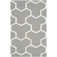 thumbnail image 2 of SAFAVIEH Cambridge Joshua Geometric Tessellation Wool Area Rug, Silver/Ivory, 2'6" x 4', 2 of 7
