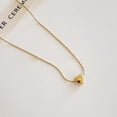 thumbnail image 5 of Golden Little Love Simple Necklace Temperament Clavicle Minority Chain V2M2, 5 of 7