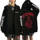 thumbnail image 1 of Chaquetas con estampado de rapero para hombre, ropa de calle de hip hop, sudaderas con capucha con cremallera, abrigos casuales de gran tamaño, Tops con capucha, sudaderas Y2K Unisex, 1 of 4