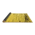 thumbnail image 2 of Ahgly Company Indoor Rectangle Solid Yellow Modern Area Rugs, 7' x 10', 2 of 4