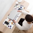 thumbnail image 3 of Long Mouse Pads for Desk,Pioneer Flower Floral Print Pattern Desk Mats on Top Of Desks, Desk Mouse Pad Extra Large with 3mm Non-Slip Base and Stitched Edge for Gaming,Office,Work,Home 31.5"x11.8", 3 of 6