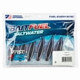 thumbnail image 4 of BaitFuel Saltwater 3in Paddle Tail, Purple Chartreuse, 6pieces Fishing Lures, 4 of 4