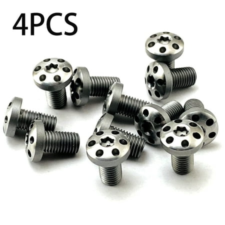 

4pcs Stainless Steel Easy Install Handle Grips Screw T8 Torx Key Nail For 1911