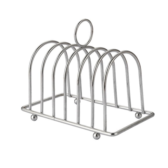 YLLSF Slices Toasted Bread Rack Bread Holder Serving Dining Stand Stainless Steel