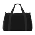 thumbnail image 1 of Disketp Black Bolsa de Viaje Tipo Duffle, Bolso de Mano para Fin de Semana para Mujer, Bolsa de Gimnasio Ligera para Hombre, Esencial para Viajes, 1 of 7