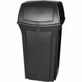 thumbnail image 4 of Rubbermaid Ranger® 2 Door Outdoor Trash Can, 35 Gallon, Black, 4 of 4