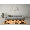 thumbnail image 3 of Ahgly Company Indoor Rectangle Abstract Orange Modern Area Rugs, 2' x 4', 3 of 4
