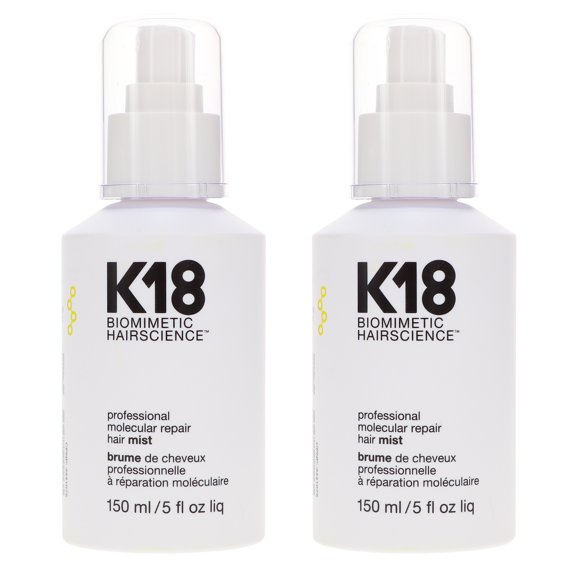 K18 Professional Molecular Repair Mist 5 oz 2 Pack