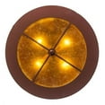 thumbnail image 4 of Meyda Tiffany 50109 Teepee W/ Buffalo 4 Light 24" Wide Pendant - Rust, 4 of 6