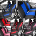 thumbnail image 4 of Fundas universales de poliéster para asientos de coche, diseño deportivo, aptas para la mayoría de coches, SUV, camiones, fundas de asiento para las cuatro estaciones, accesorios para el interior del, 4 of 5