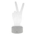 thumbnail image 2 of 3W Finger Yes Night Light Acrílico Visual Lámpara Decoraciones Style03 Estilo03 Zulema Luz de noche de acrílico óptico 3D, 2 of 8