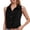 Black, variant on Tank Tops for Women Lightweight Cotton Linen Button Down Collared Sleeveless Shirt Dressy Casual Work Shirts