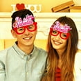 thumbnail image 5 of AJGRHE Valentine's Day Heart Shaped Novelty Glasses – Happy Valentine’s Day Eyewear Photo Booth Props Ornaments Favors Hot Pink1, 5 of 5