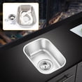 thumbnail image 3 of Aiqidi Stainless Steel Caravan Camper Sink Undermount Single Bowl Kitchen Sink with Strainer Water Outlet and Water Pipe, 3 of 12