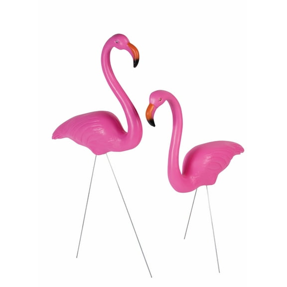 Forum Flamingo Summer Outdoor Decorations Luau 25" Lawn Ornament, 2 CT, Pink