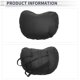 thumbnail image 4 of Almohada para Cabeza de Automóvil Unique Bargains Almohada Ergonómica Cómoda para el Cuello Soporte para el Cuello Cuero, Espuma de Memoria Ancho Ajustable Negro 2 Pzs para Conducir Viajar, 4 of 7