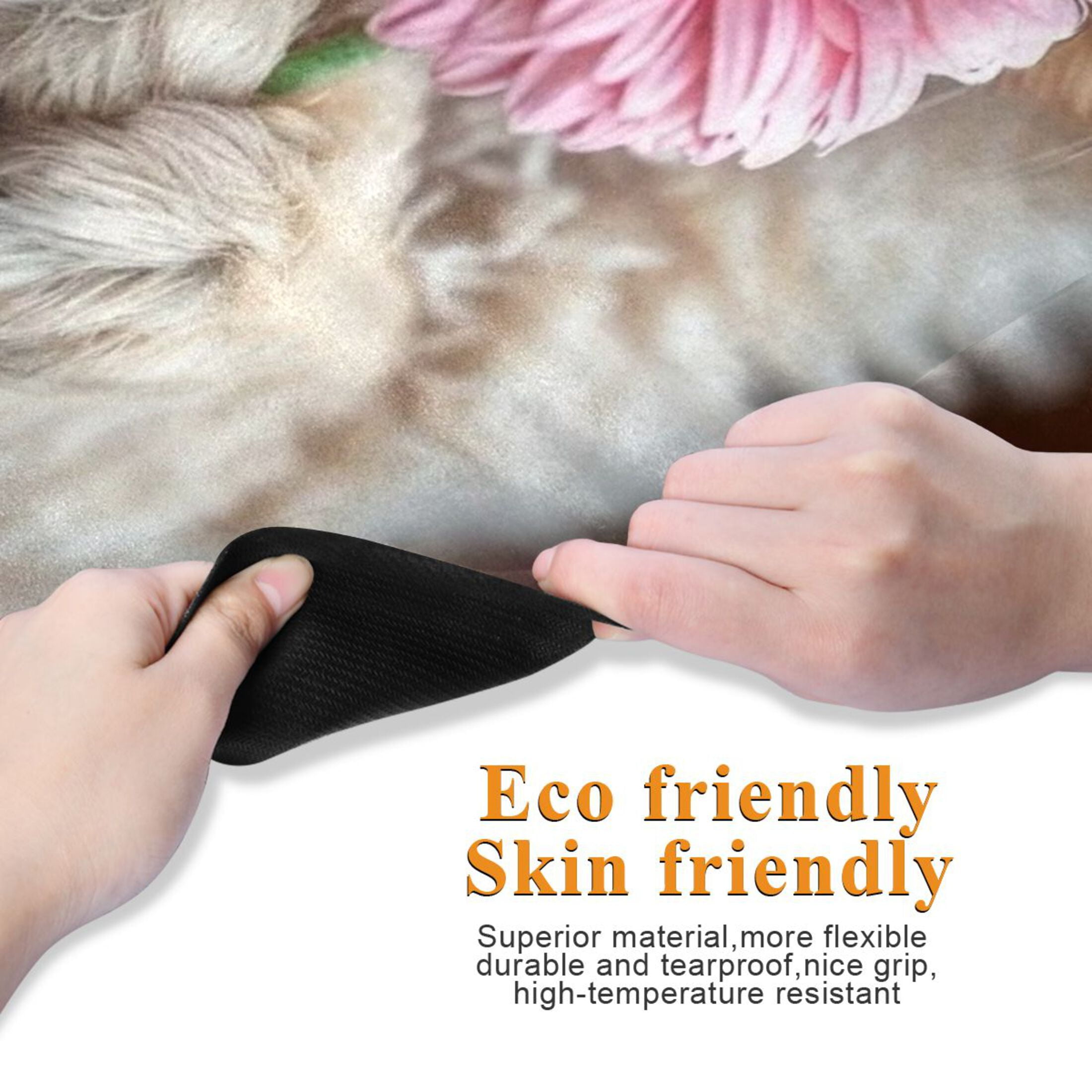 BZSMCE Yoga Mat Women Fitness Mat Blossom Buddy Pattern