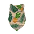 thumbnail image 3 of Easygdp Pineapples Palm Leaves Pet Scarf, Dog Triangle Scarf, Printing Dog Bib, Handkerchief Scarf for Small Medium Large Dogs Cats Pets, 3 of 9